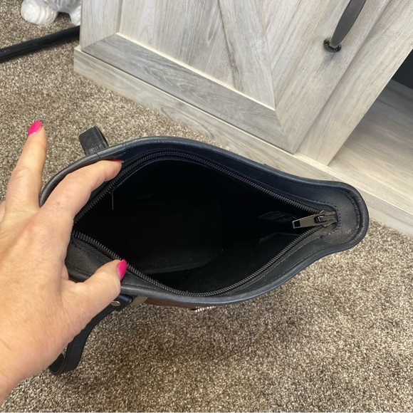 Zippo Leather Handled Tote Shoulder Bag Made in USA - Picture 13 of 15